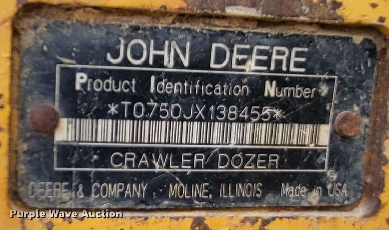 image for item DO3481 2007 John Deere 750J LGP  dozer