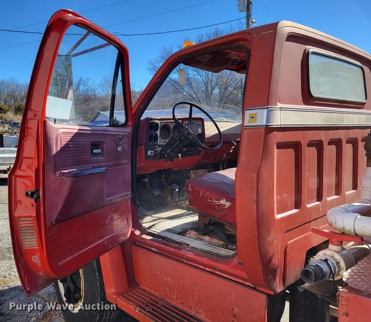 image for item DO3492 1980 Chevrolet 70  water truck