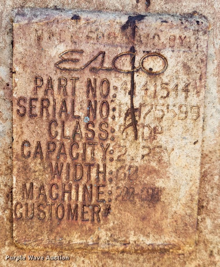 image for item DO3496 Esco  60"W excavator bucket