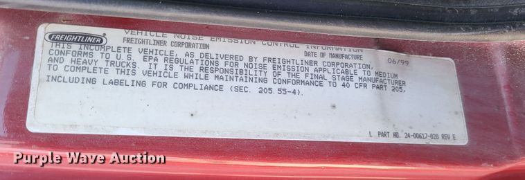 image for item DO3508 2000 Freightliner FL80  dump truck