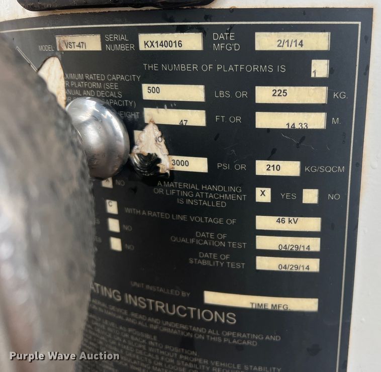 image for item DO8871 2014 Ford F550 Super Duty  bucket truck