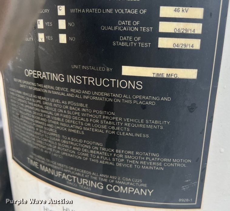 image for item DO8871 2014 Ford F550 Super Duty  bucket truck