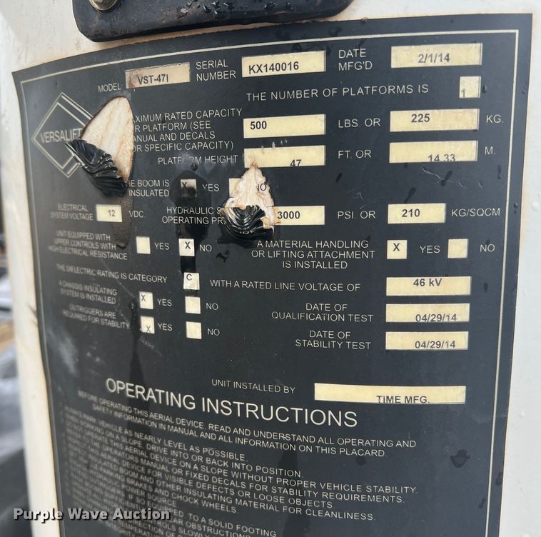 image for item DO8871 2014 Ford F550 Super Duty  bucket truck