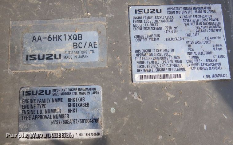 image for item DP0436 2005 Link Belt 330LX  excavator