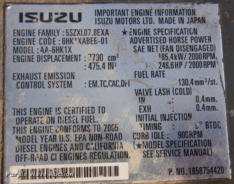 image for item DP0436 2005 Link Belt 330LX  excavator