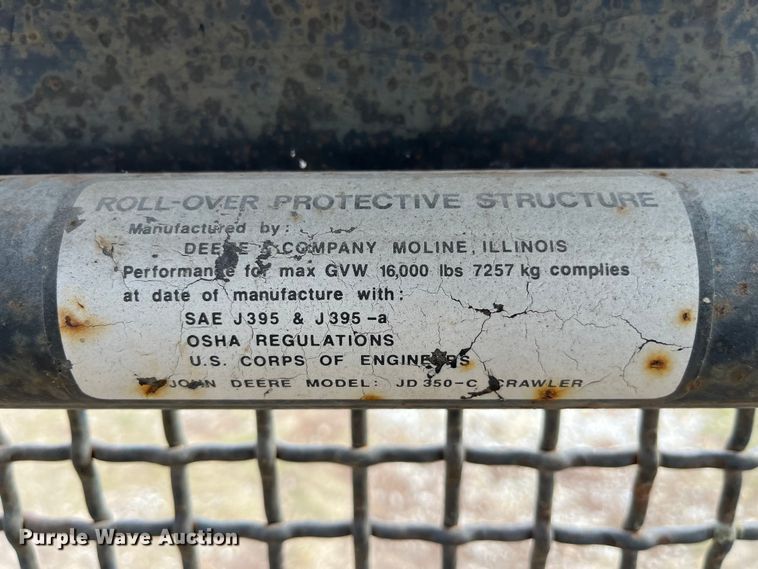 image for item DP0451 1978 John Deere 350C  dozer