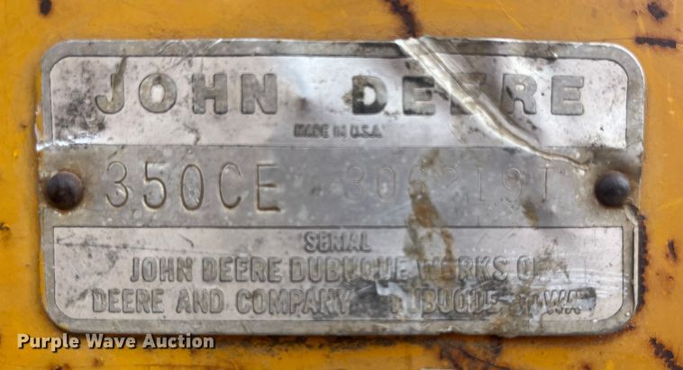 image for item DP0451 1978 John Deere 350C  dozer