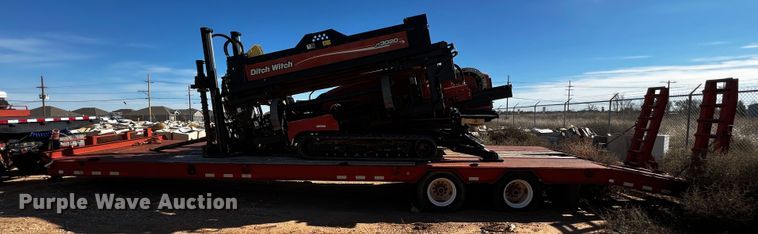image for item DQ1896 2010 Ditch Witch JT3020 Mach 1  directional boring unit with truck and trailer