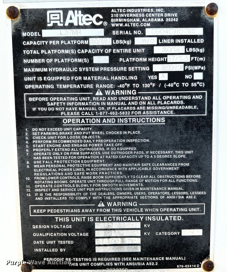 image for item DQ1905 2004 Ford F550 Super Duty  bucket truck