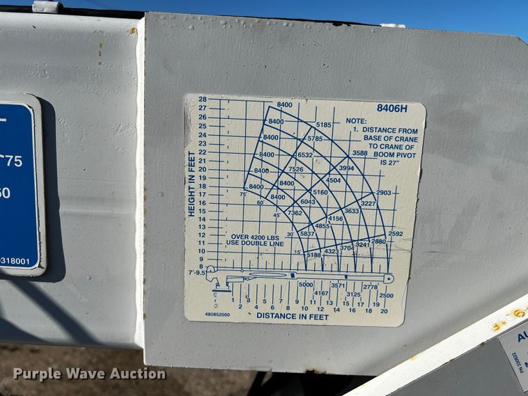 image for item DQ1915 2007 International 4300  utility / service truck