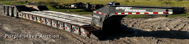 image for item DQ1925 1999 Eager Beaver 50GSL  lowboy equipment trailer