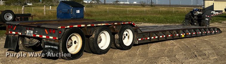 image for item DQ1925 1999 Eager Beaver 50GSL  lowboy equipment trailer