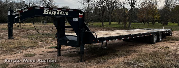 image for item DQ1929 2016 Big Tex 25GNHD  equipment trailer