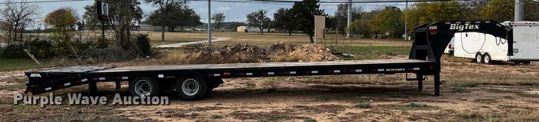 image for item DQ1929 2016 Big Tex 25GNHD  equipment trailer