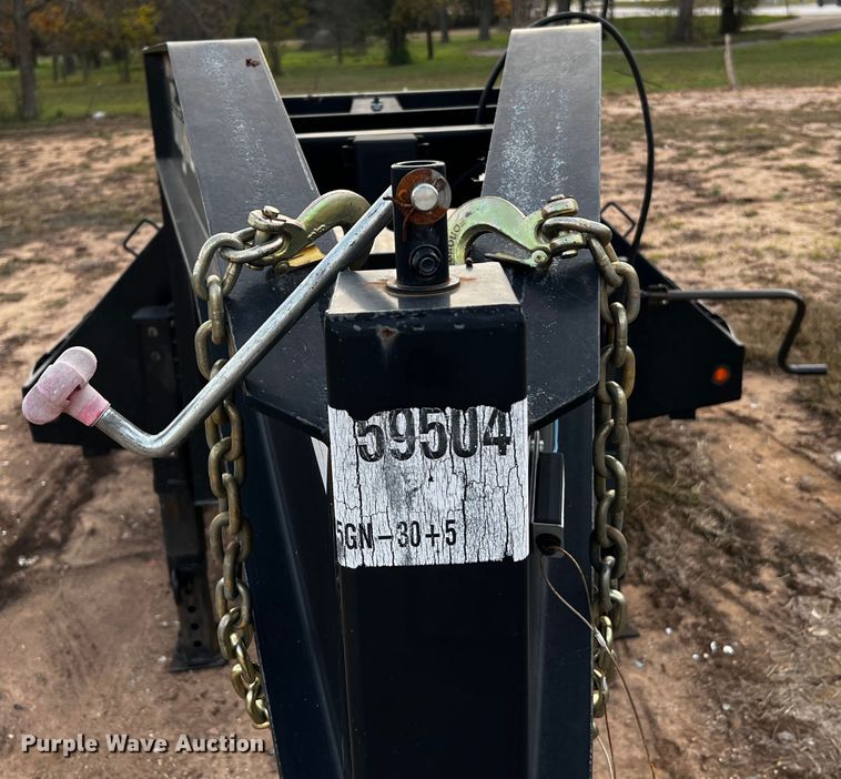 image for item DQ1929 2016 Big Tex 25GNHD  equipment trailer