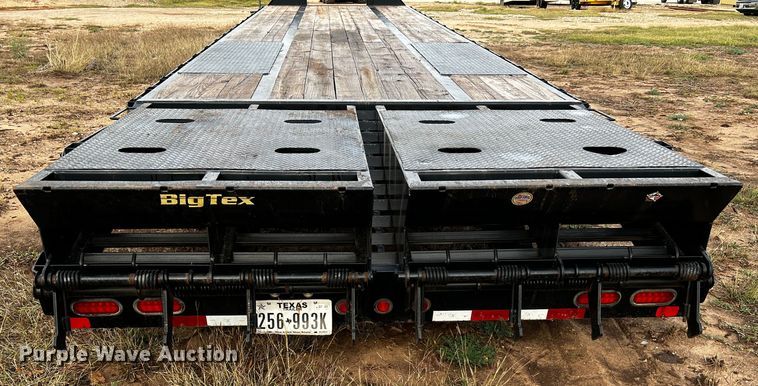 image for item DQ1929 2016 Big Tex 25GNHD  equipment trailer