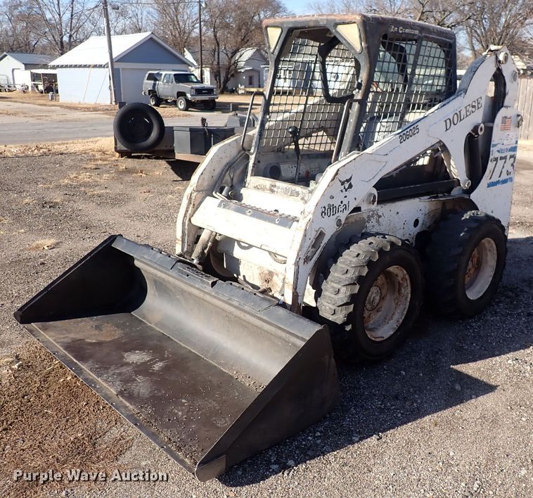 image for item DQ4955 Bobcat 773  skid steer loader