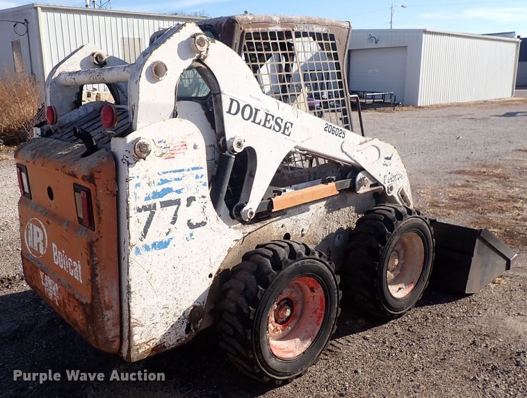 image for item DQ4955 Bobcat 773  skid steer loader