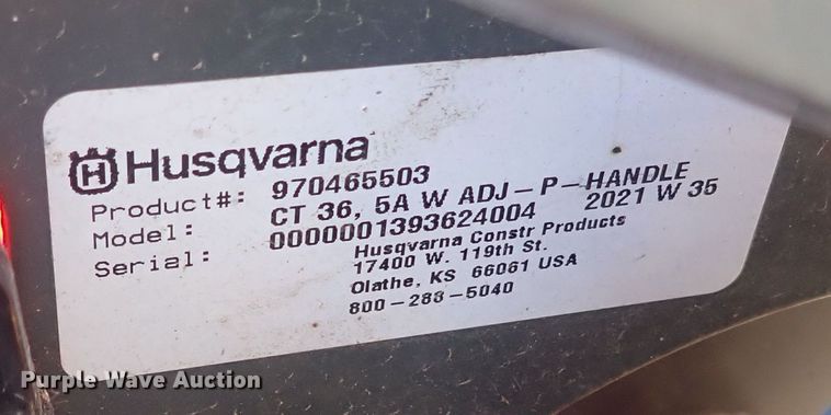 image for item DQ5009 Husqvarna CT36  power trowel