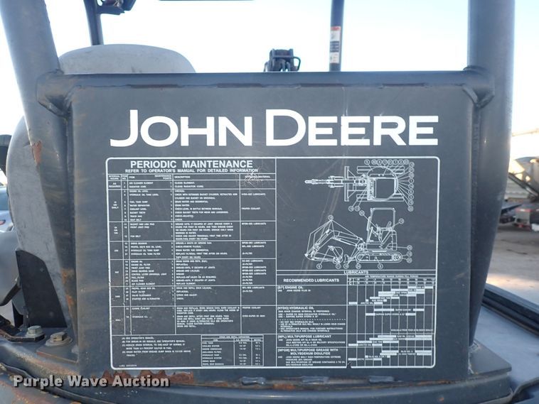 image for item DQ5016 2012 John Deere 35D  mini excavator