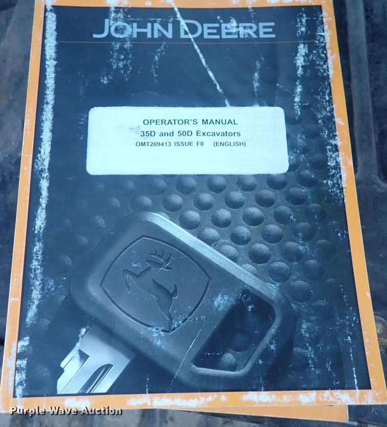 image for item DQ5016 2012 John Deere 35D  mini excavator