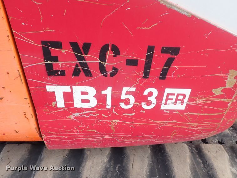 image for item DQ5042 2008 Takeuchi TB153FR  mini excavator