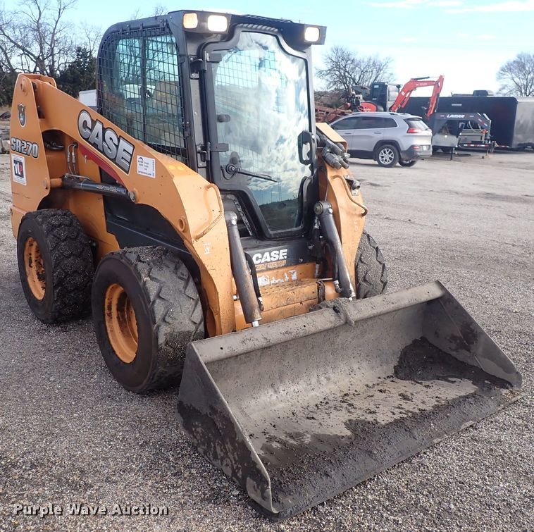 image for item DQ5043 2016 Case SR270  skid steer loader