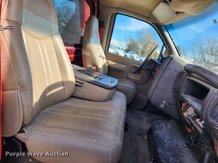 image for item DQ5376 2004 GMC C5500  dump truck