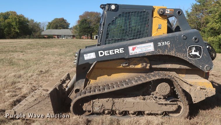 image for item DR6754 2021 John Deere 331G  tracked skid steer loader