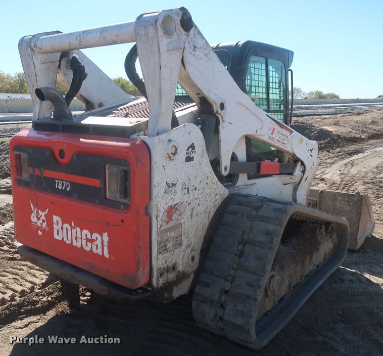 image for item DR6755 2018 Bobcat T870  tracked skid steer loader