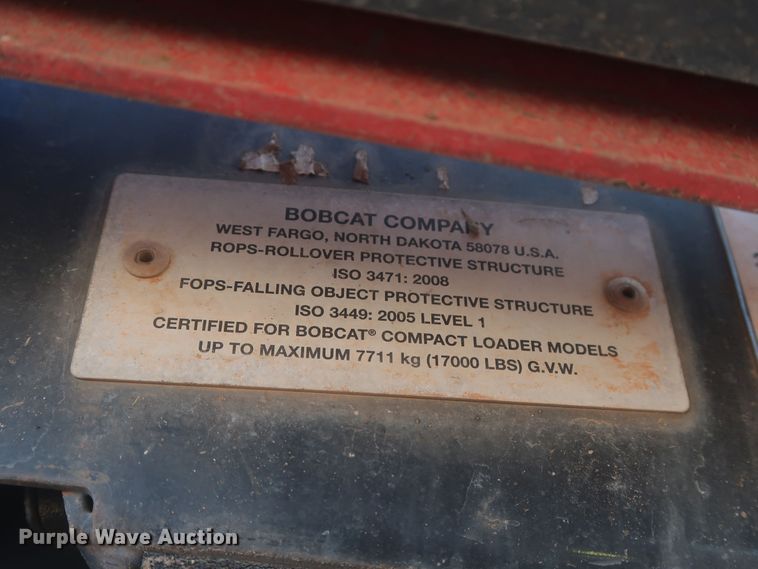 image for item DR6755 2018 Bobcat T870  tracked skid steer loader