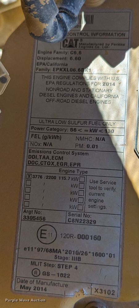 image for item DR6756 2014 Caterpillar D6K2 XL dozer