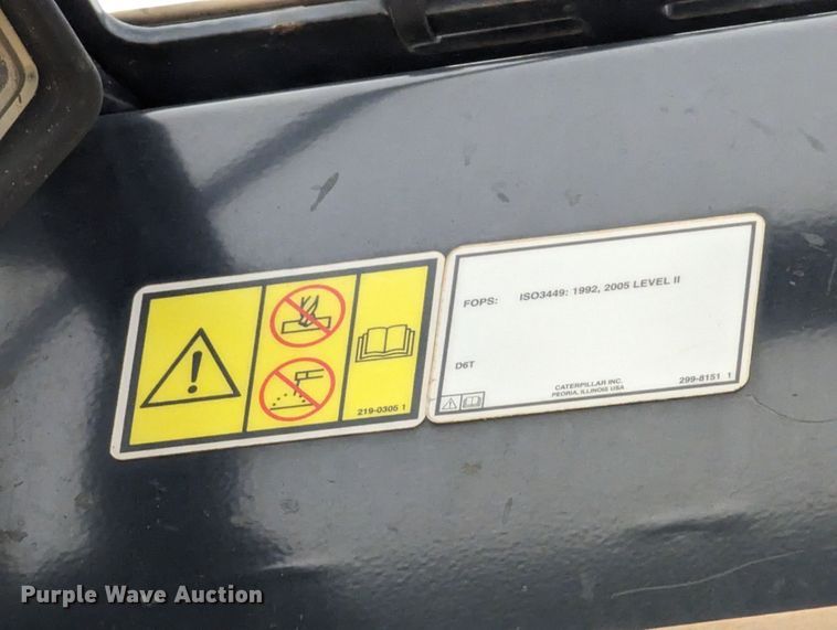 image for item DR6758 2018 Caterpillar D6T XL VP  dozer