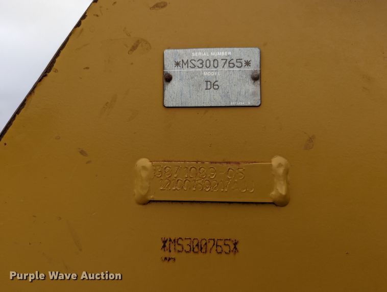 image for item DR6758 2018 Caterpillar D6T XL VP  dozer