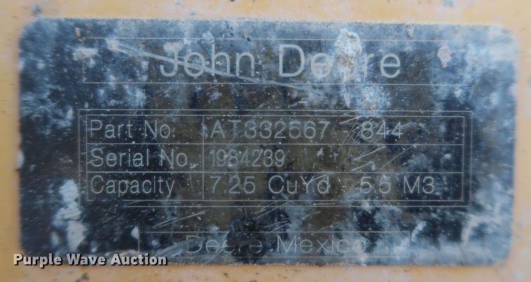 image for item DR6761 2014 John Deere 844K  wheel loader