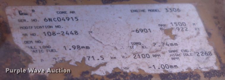 image for item DR6762 1998 Caterpillar D7R  dozer