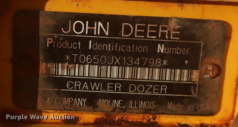 image for item DR6764 2007 John Deere 650J XLT  dozer