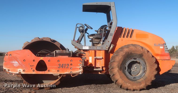 image for item DR6766 2009 Hamm 3412P  single drum vibratory roller