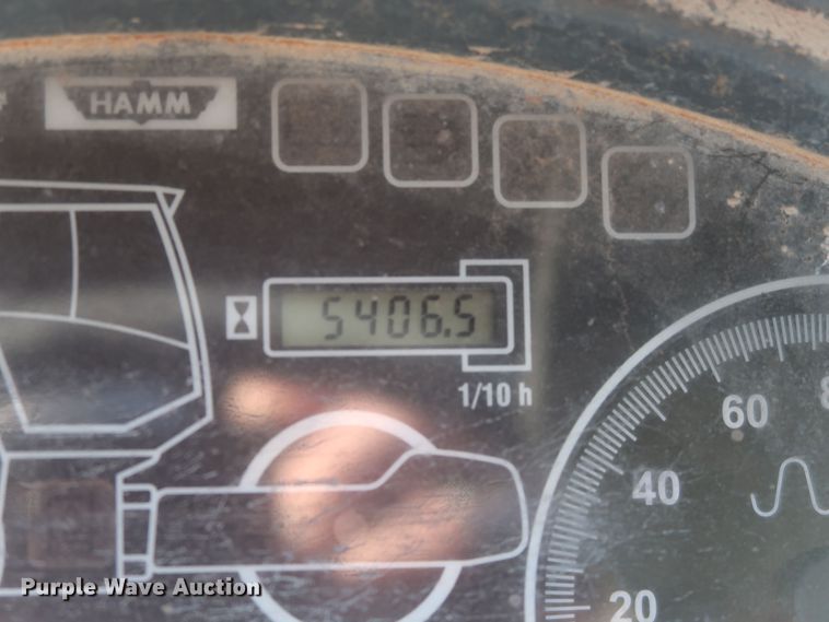 image for item DR6767 2009 Hamm 3412P  single drum vibratory roller