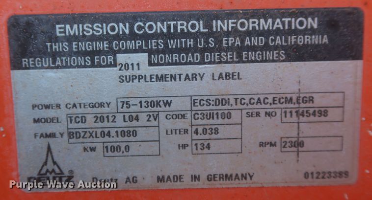 image for item DR6767 2009 Hamm 3412P  single drum vibratory roller