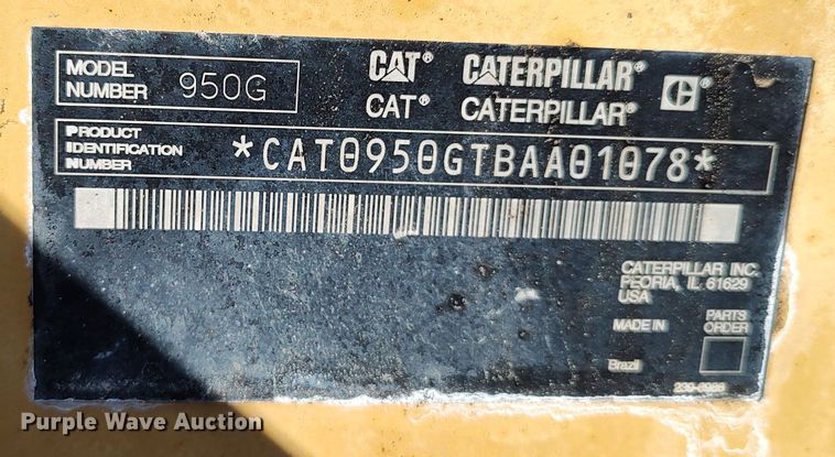 image for item DR6771 2005 Caterpillar 950G Series II  wheel loader