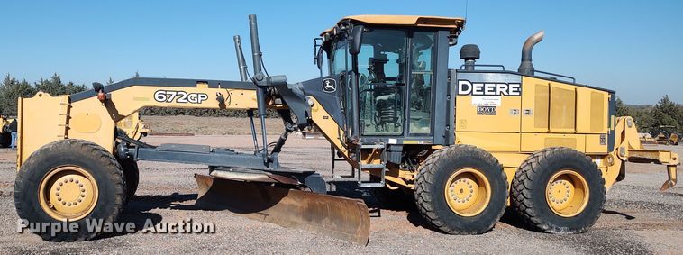image for item DR6774 2012 John Deere 672G  motor grader