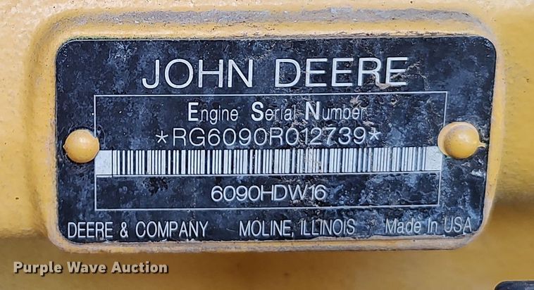 image for item DR6774 2012 John Deere 672G  motor grader