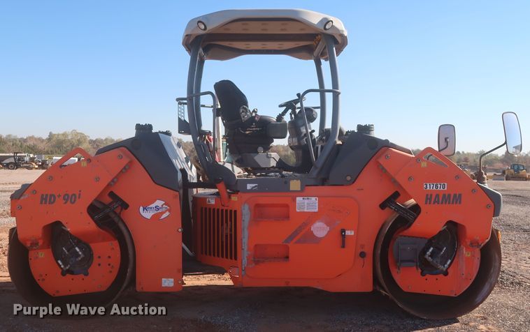 image for item DR6776 2015 Hamm HD+ 90i VV  double drum vibratory roller