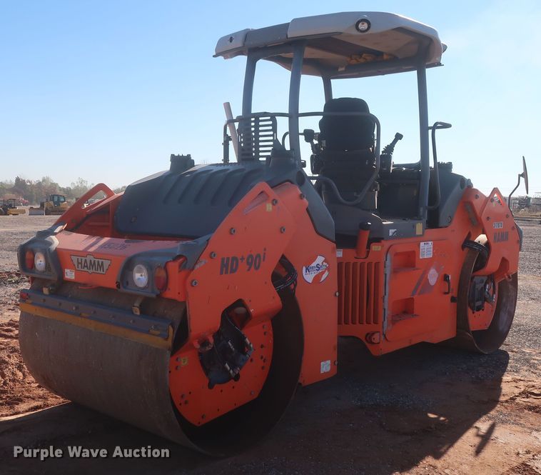 image for item DR6776 2015 Hamm HD+ 90i VV  double drum vibratory roller