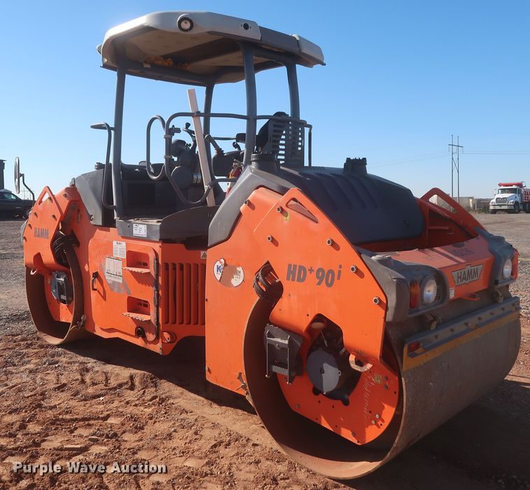 image for item DR6776 2015 Hamm HD+ 90i VV  double drum vibratory roller