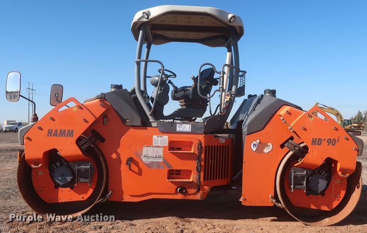 image for item DR6776 2015 Hamm HD+ 90i VV  double drum vibratory roller