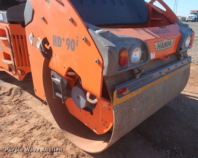 image for item DR6776 2015 Hamm HD+ 90i VV  double drum vibratory roller