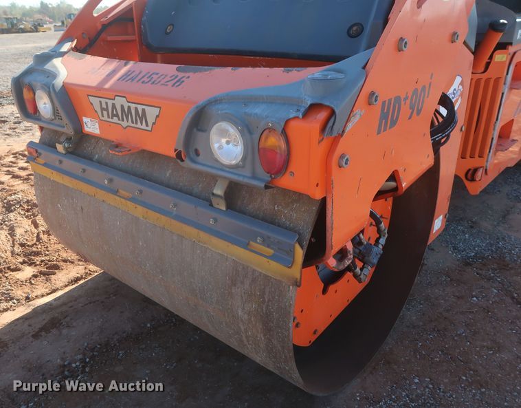 image for item DR6776 2015 Hamm HD+ 90i VV  double drum vibratory roller