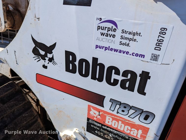 image for item DR6789 2016 Bobcat T870  tracked skid steer loader